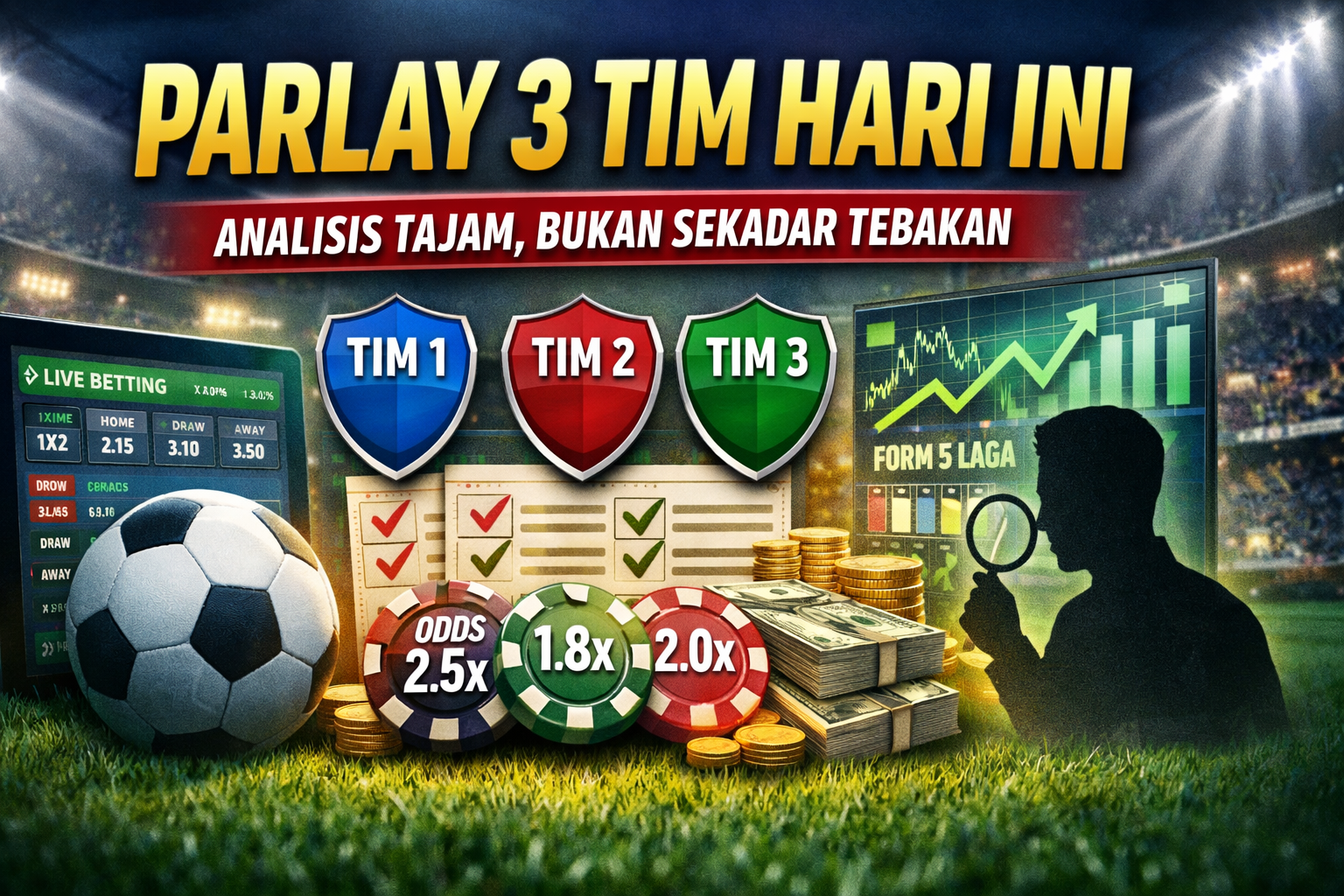 Parlay 3 Tim Hari Ini: Analisis Tajam, Bukan Sekadar Tebakan