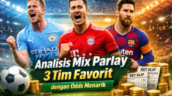 Analisis Mix Parlay 3 Tim Favorit dengan Odds Menarik