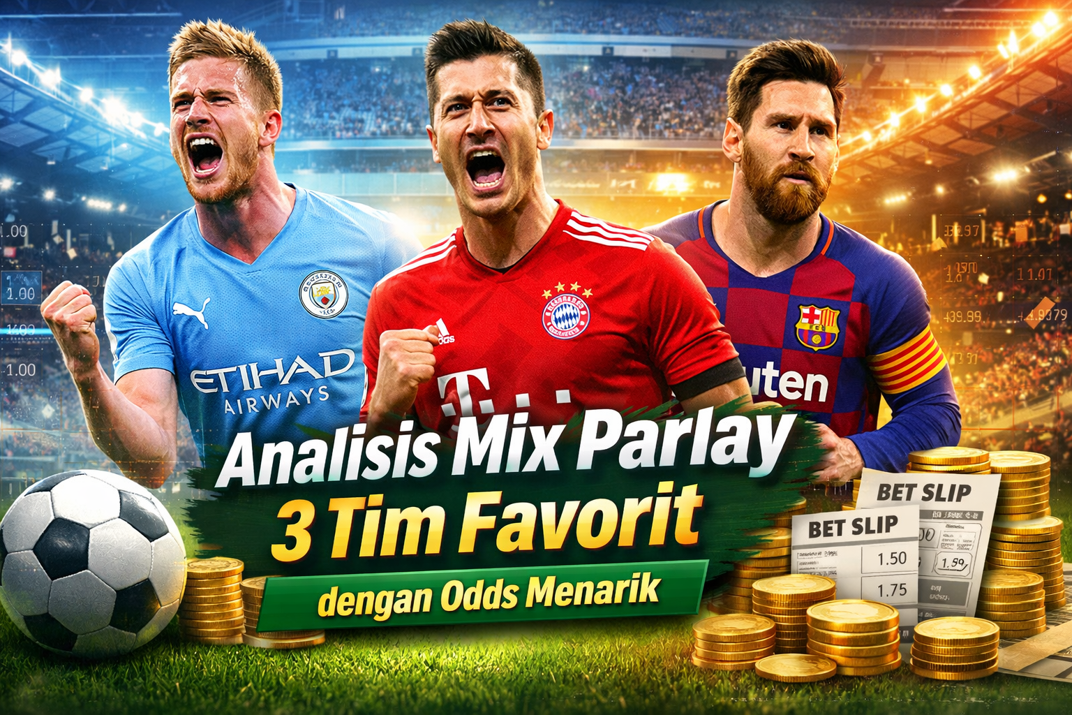 Analisis Mix Parlay 3 Tim Favorit dengan Odds Menarik