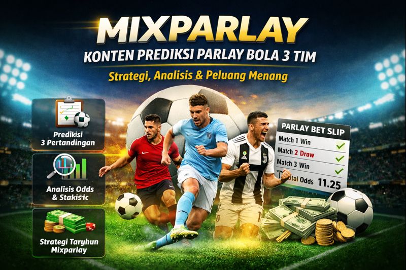 Mixparlay: Konten Prediksi Parlay Bola 3 Tim – Strategi, Analisis, dan Peluang Menang