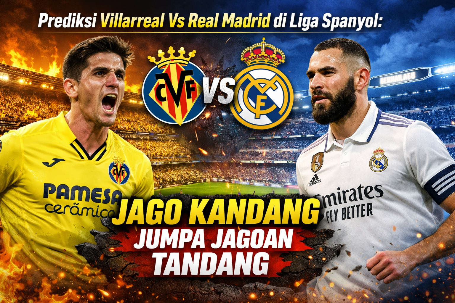 Prediksi Villarreal Vs Real Madrid di Liga Spanyol: Jago Kandang Jumpa Jagoan Tandang