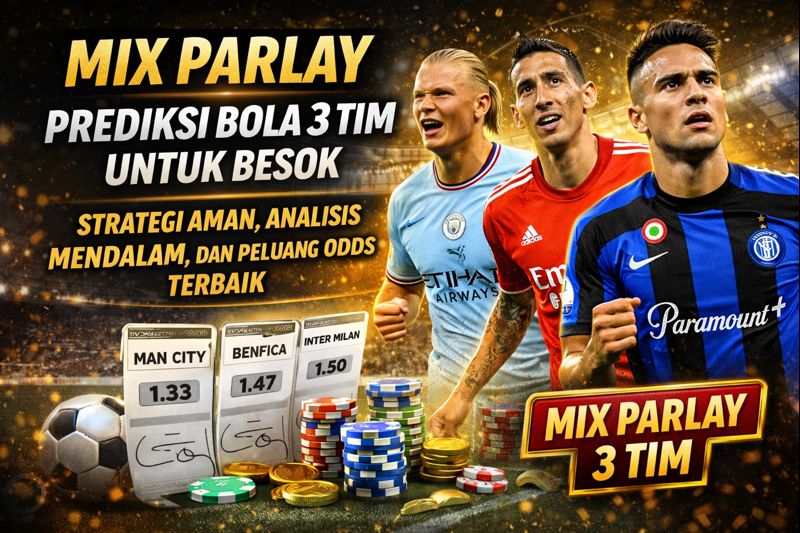 Mix Parlay Prediksi Bola 3 Tim untuk Besok: Strategi Aman, Analisis Mendalam, dan Peluang Odds Terbaik