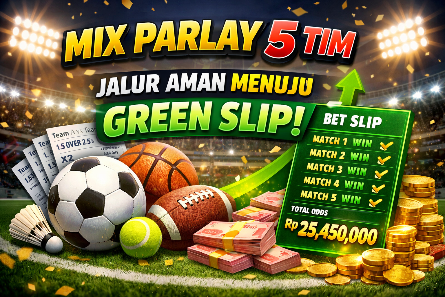 Mix Parlay 5 Tim: Jalur Aman Menuju Green Slip