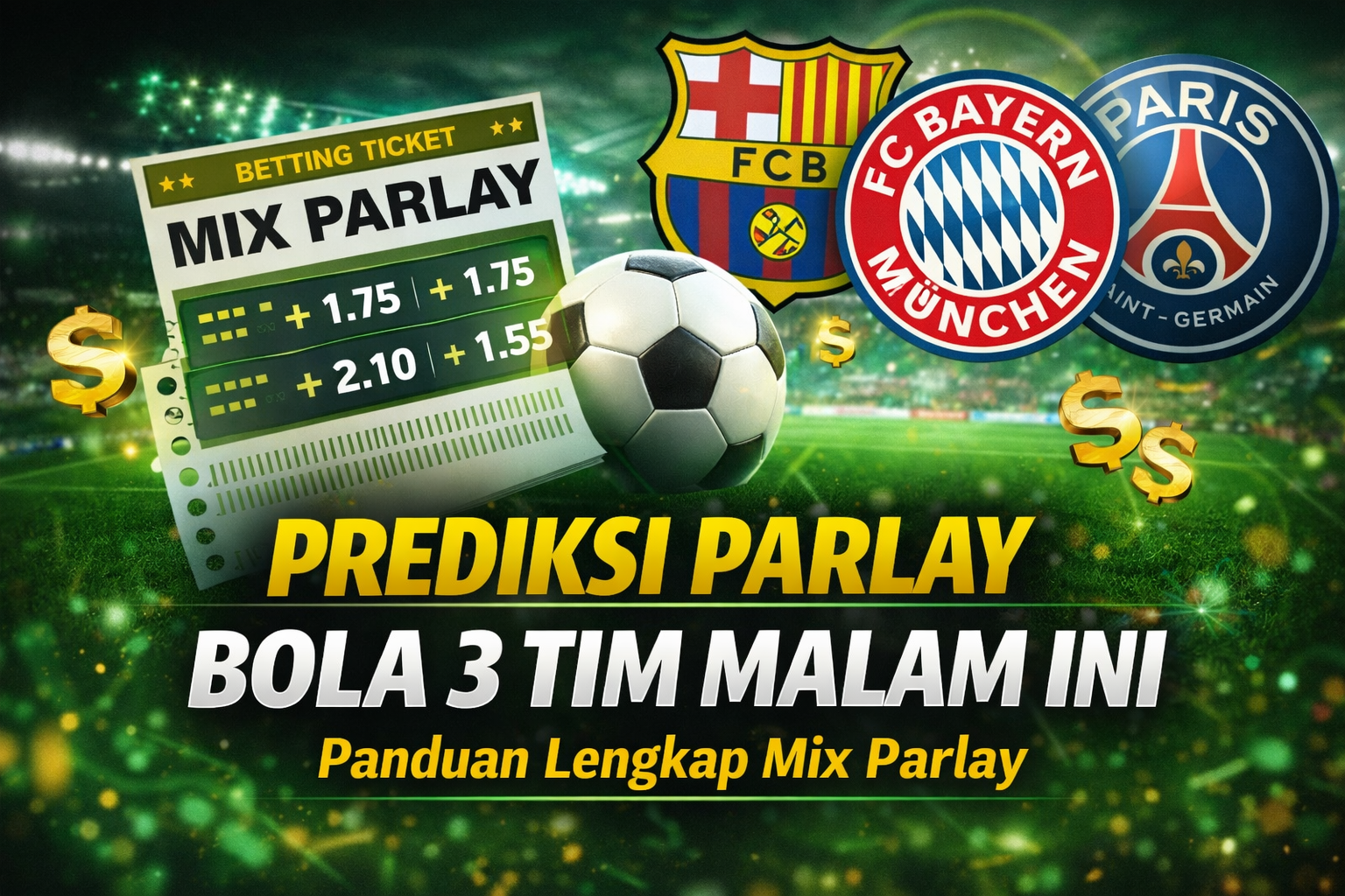 Panduan Lengkap Mix Parlay: Prediksi Parlay Bola 3 Time Malam Ini