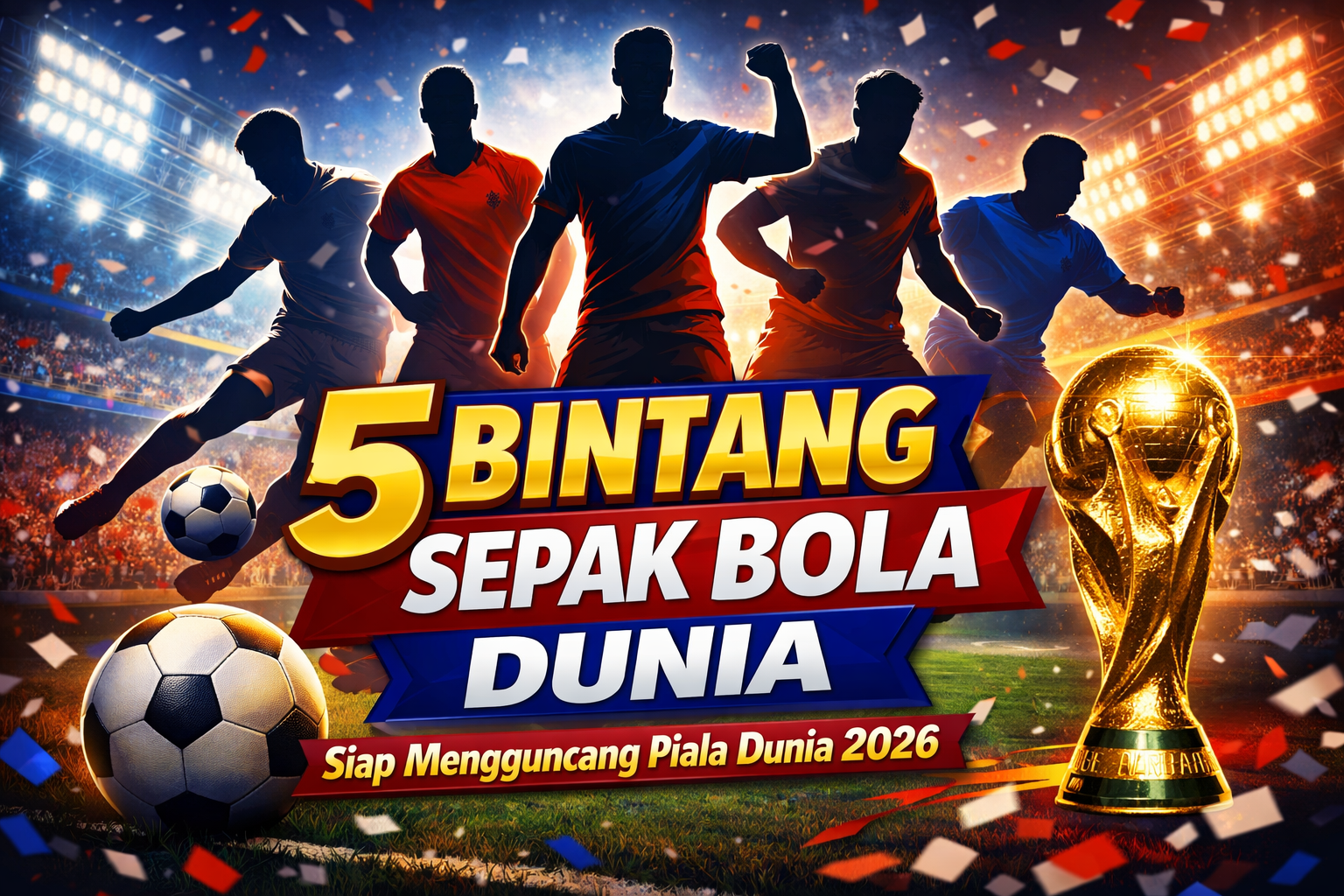 5 Bintang Sepak Bola Dunia yang Siap Mengguncang Piala Dunia 2026