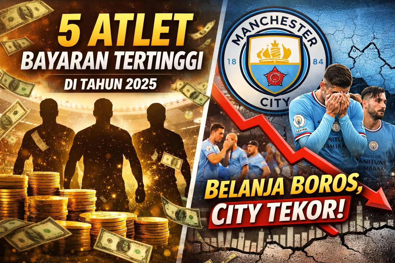 5 Atlet dengan Bayaran Tertinggi di Tahun 2025: Jor-joran Belanja Pemain, Manchester City Tekor Pertama Kalinya Sejak Era Covid
