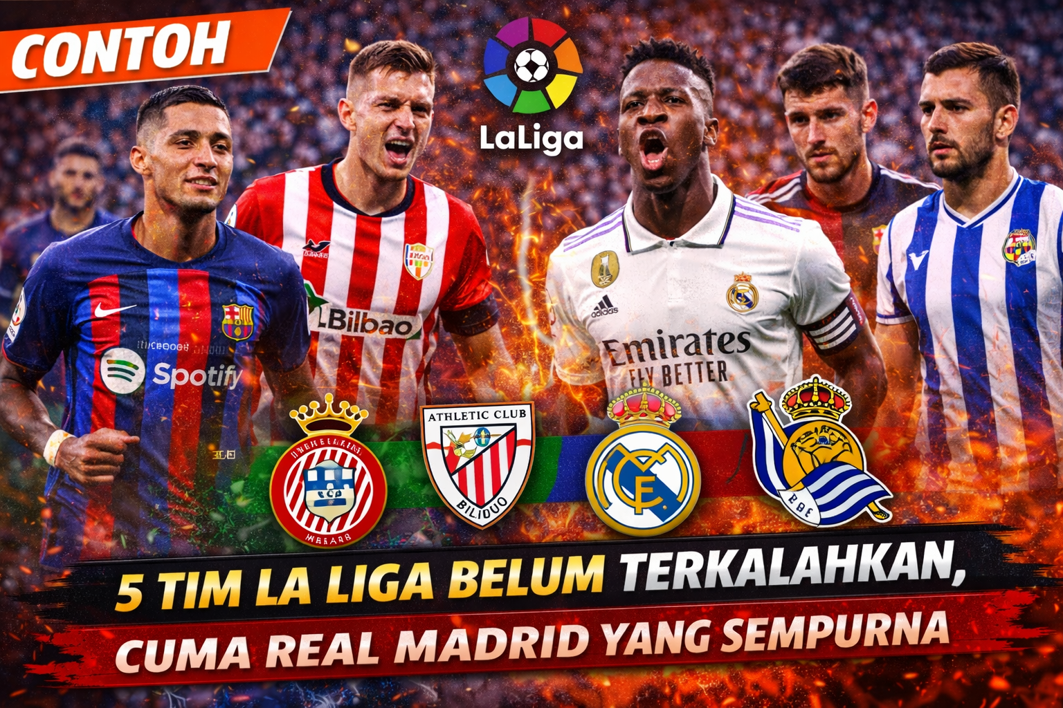5 Tim La Liga Belum Terkalahkan, Cuma Real Madrid yang Sempurna