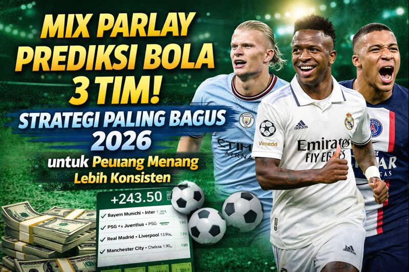 Mix Parlay Prediksi Bola 3 Tim: Strategi Paling Bagus 2026 untuk Peluang Menang Lebih Konsisten