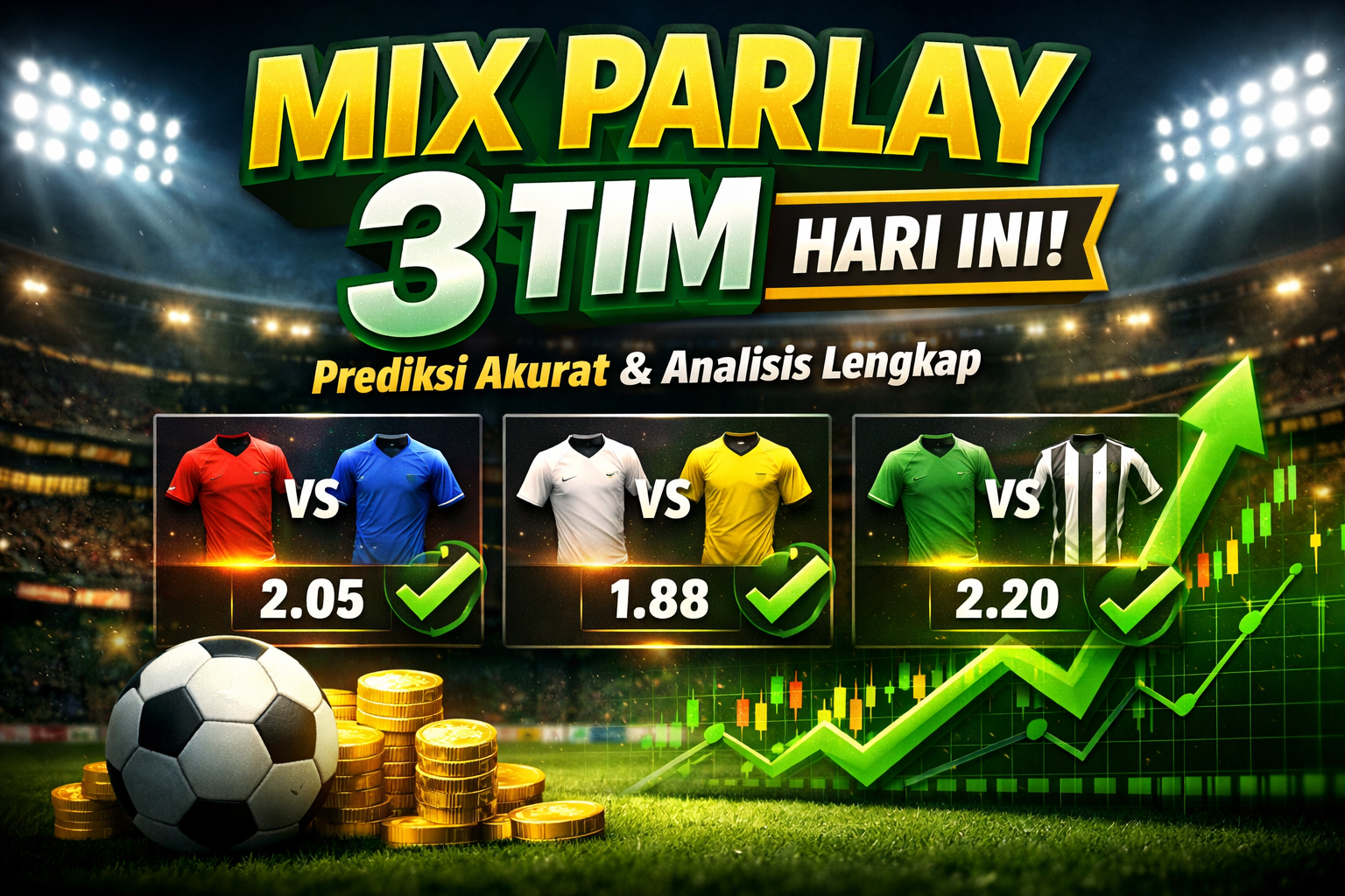Prediksi Mix Parlay Bola 3 Tim Hari Ini: Analisis Lengkap Pasangan Parlay Terbaik