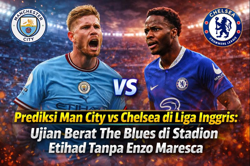 Prediksi Man City vs Chelsea di Liga Inggris: Ujian Berat The Blues di Stadion Etihad Tanpa Enzo Maresca