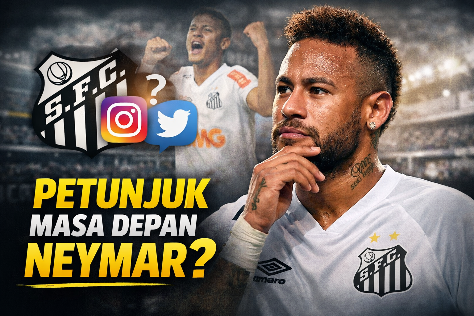 Lewat Unggahan Medsos, Santos Beri Petunjuk Masa Depan Neymar