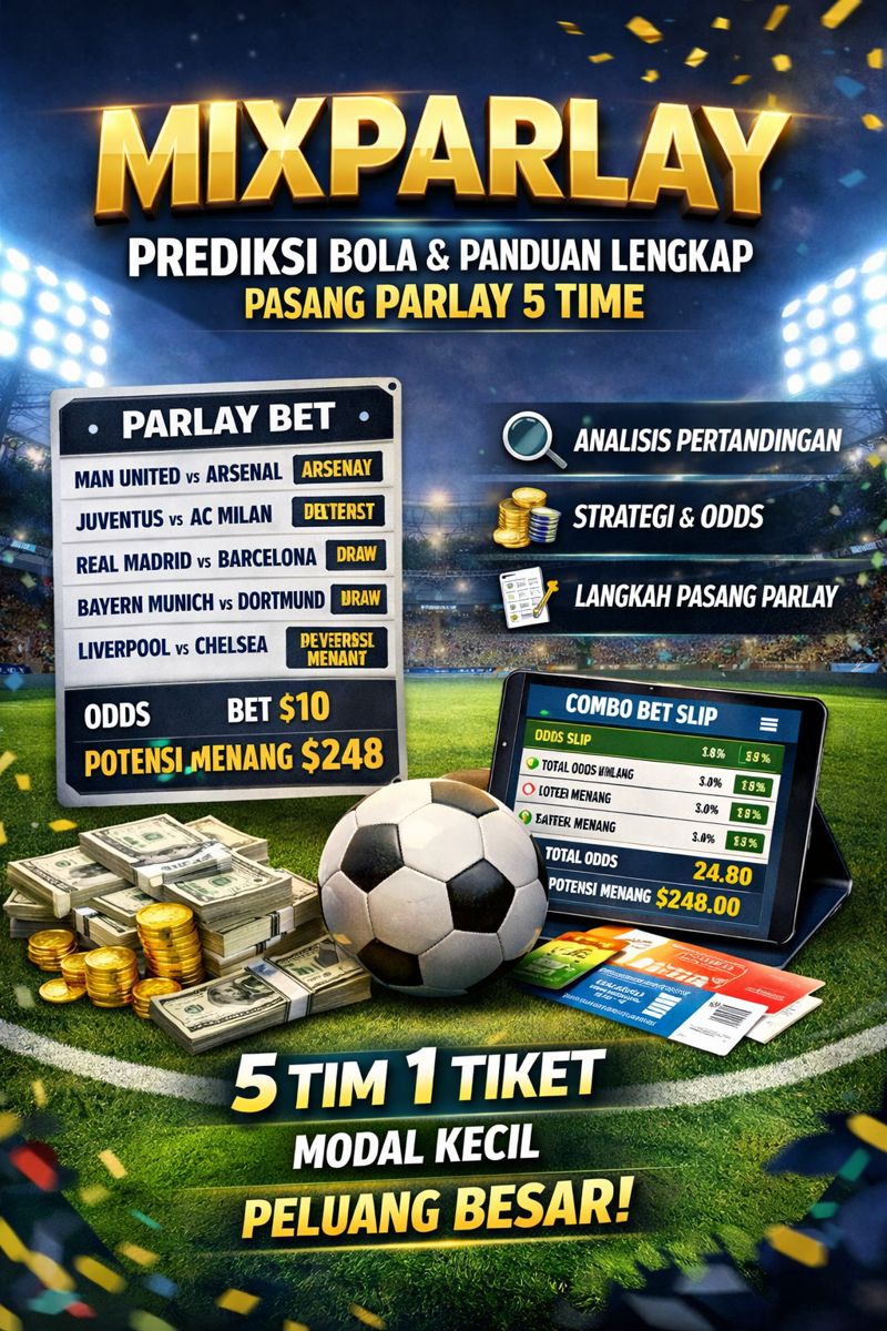 Mixparlay Prediksi Bola dan Panduan Lengkap Pasang Parlay 5 Time