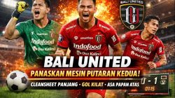 Bali United Panaskan Mesin Putaran Kedua: Cleansheet Panjang, Gol Kilat, dan Asa Merangsek ke Papan Atas