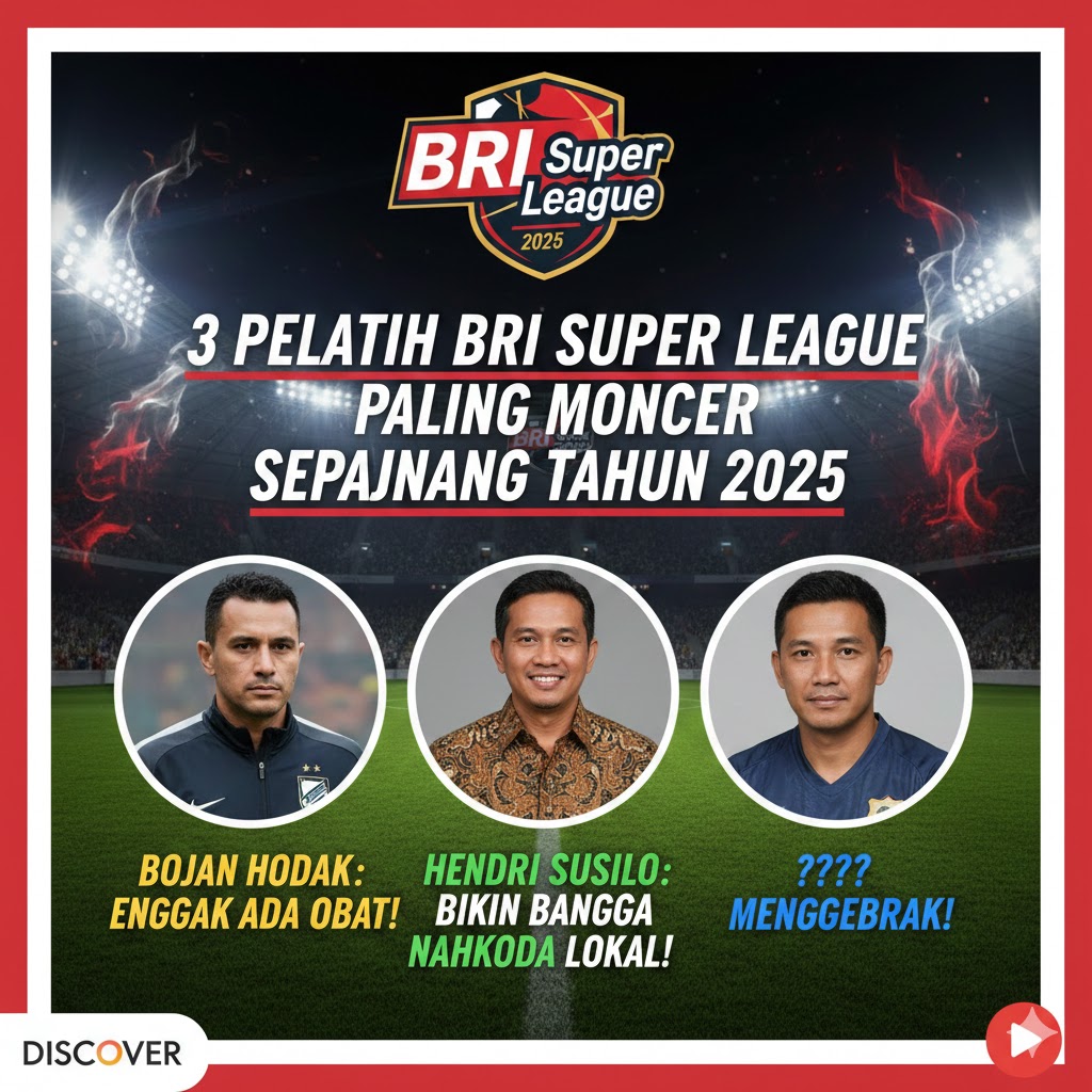 3 Pelatih BRI Super League Paling Moncer Sepanjang Tahun 2025: Bojan Hodak Enggak Ada Obat, Hendri Susilo Bikin Bangga Nahkoda Lokal