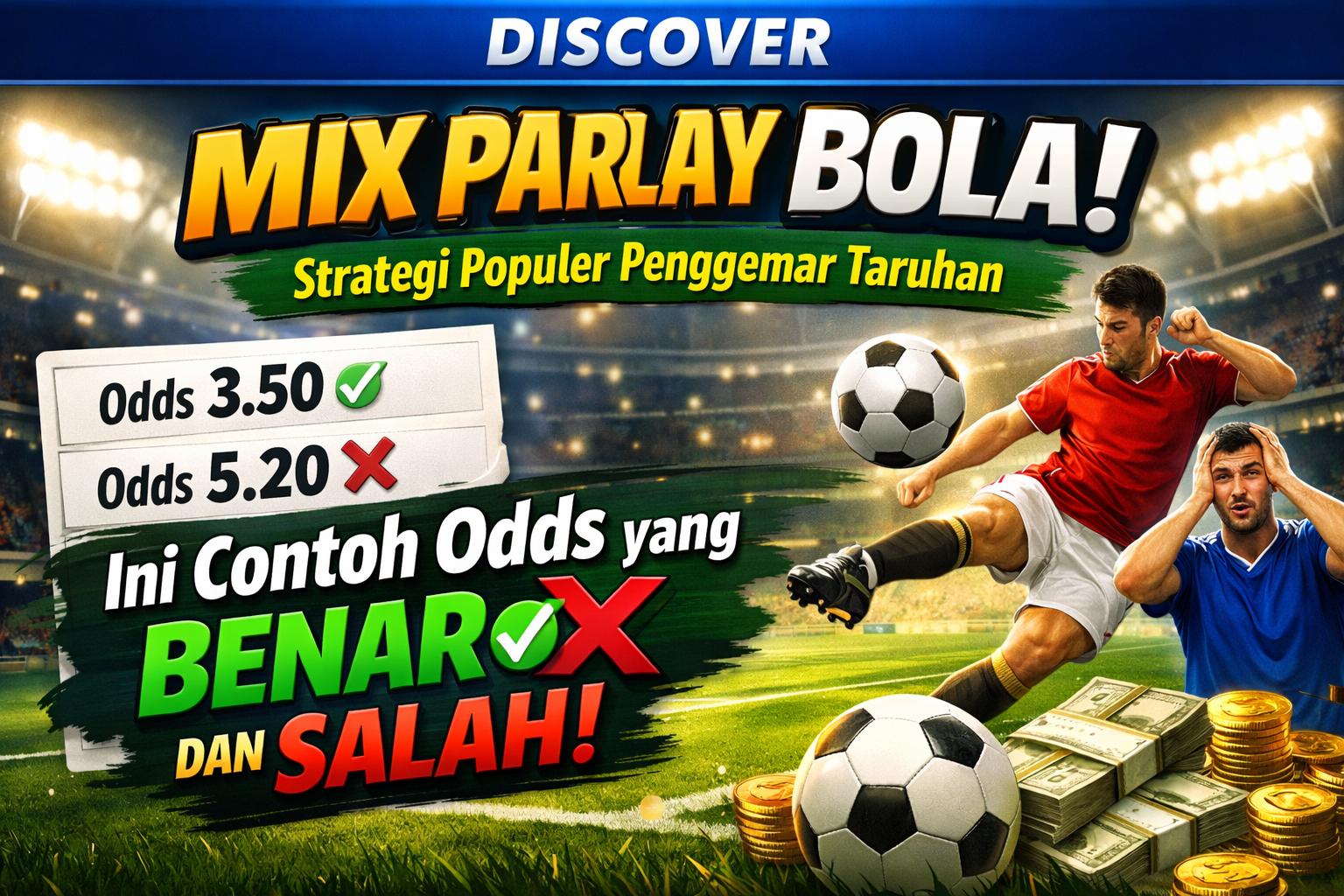 Mix Parlay Bola: Strategi Populer Penggemar Taruhan, Ini Contoh Odds yang Benar dan Salah