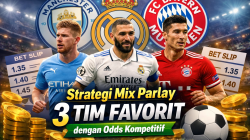 Strategi Mix Parlay 3 Tim Favorit dengan Odds Kompetitif