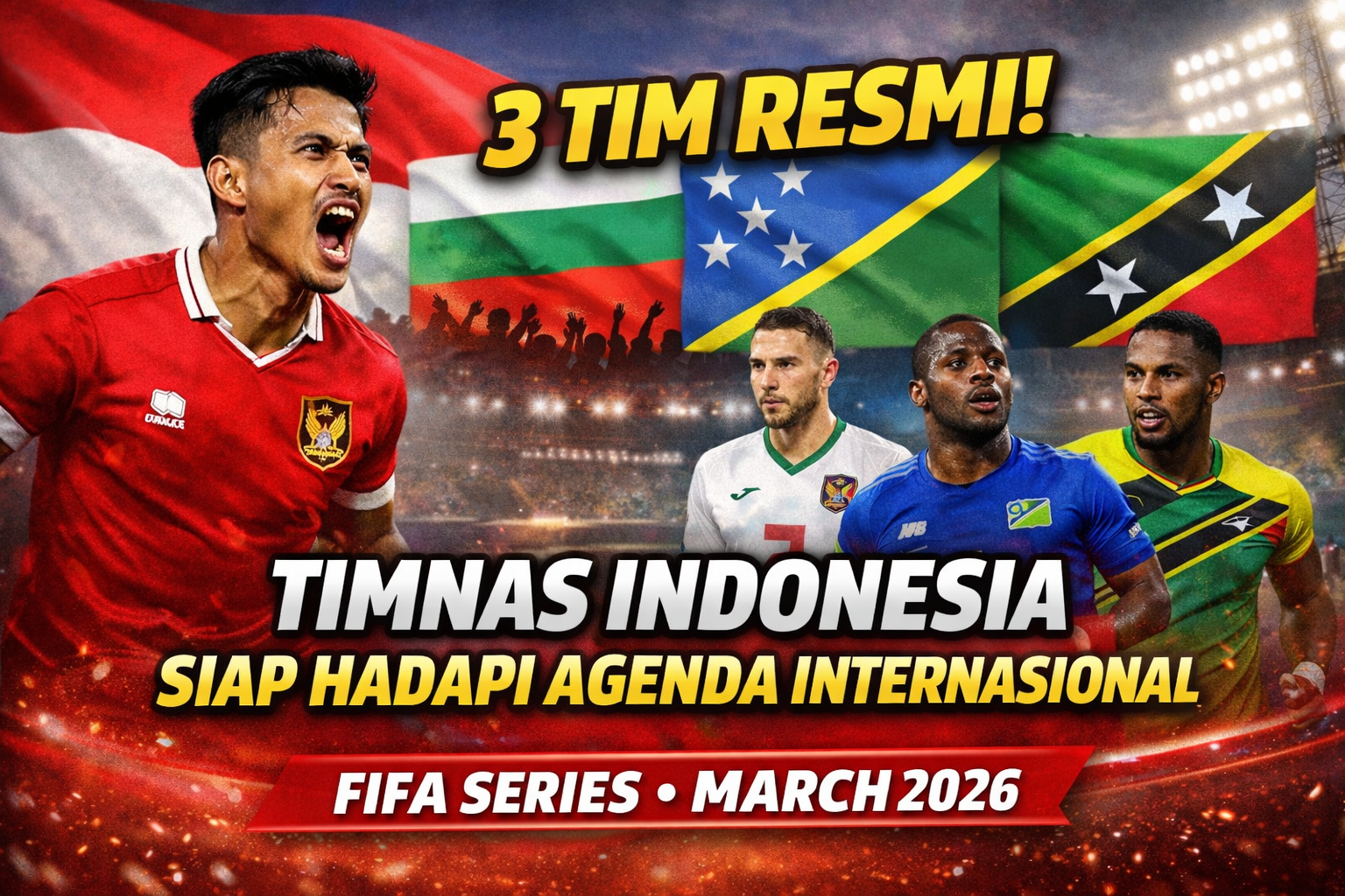 3 Tim RESMI! Timnas Indonesia Siap Hadapi Agenda Internasional FIFA Series