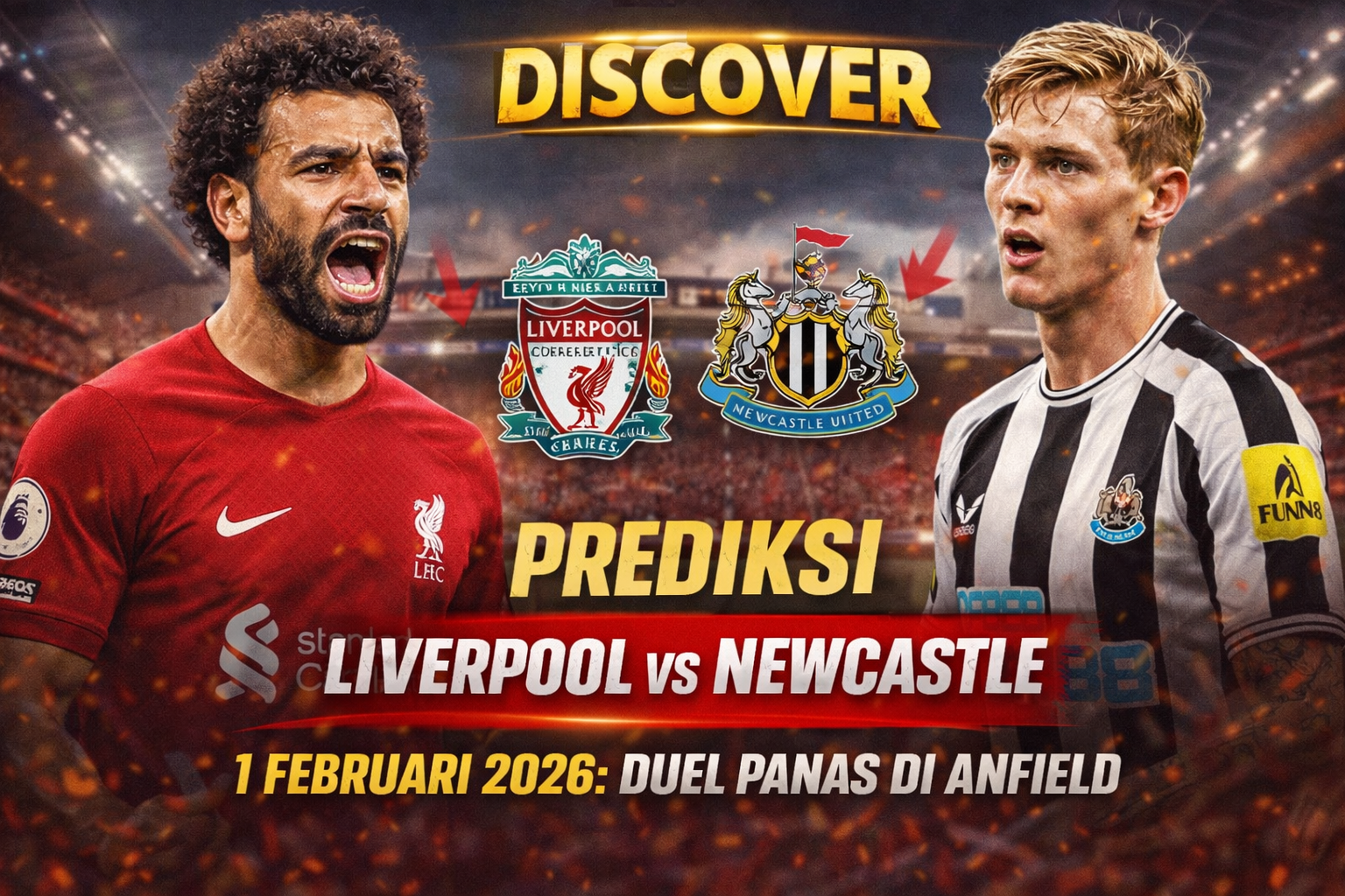 Prediksi Liverpool vs Newcastle 1 Februari
