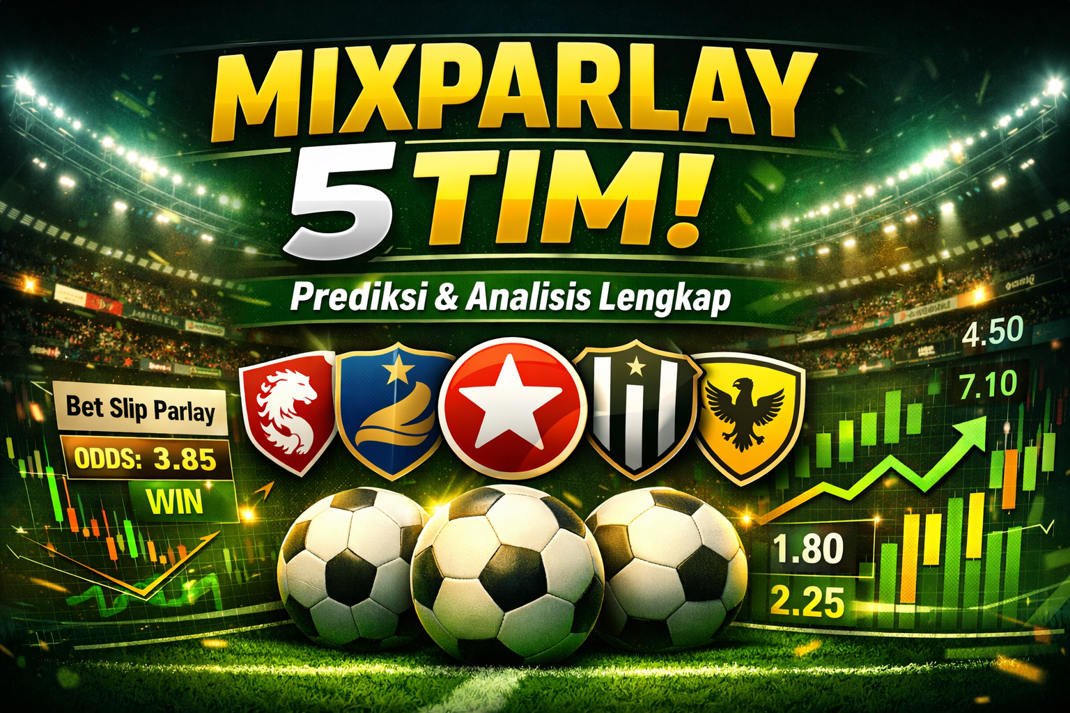 Mixparlay 5 Tim: Prediksi Parlay Bola Hari Ini dengan Analisis Lengkap