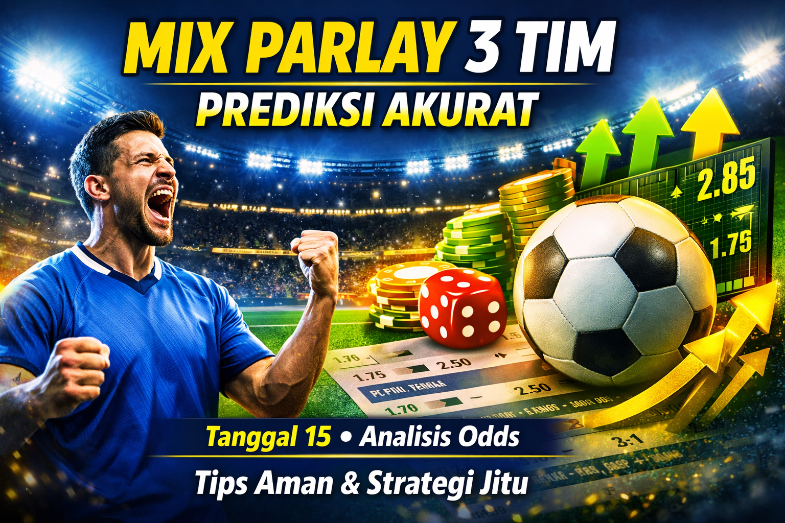 Mix Parlay Bola 3 Tim Tanggal 15: Prediksi Akurat, Analisis Odds, dan Strategi Aman