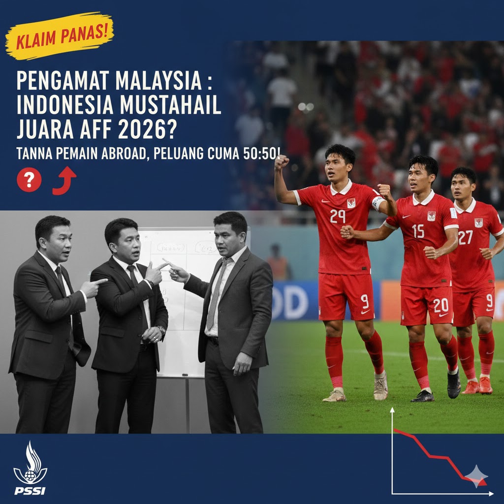 Pengamat Malaysia Sebut Peluang Timnas Indonesia Juara Piala AFF 2026 Cuma 50:50 Tanpa Pemain Abroad, Ini Alasannya!