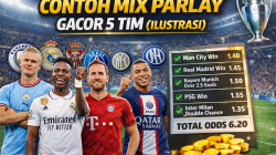 Contoh Mix Parlay Gacor 5 Tim (Ilustrasi)