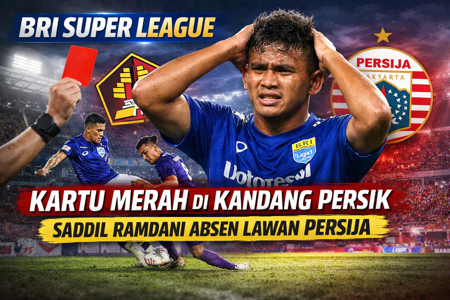 BRI Super League: Kartu Merah di Kandang Persik, Saddil Ramdani Absen Lawan Persija