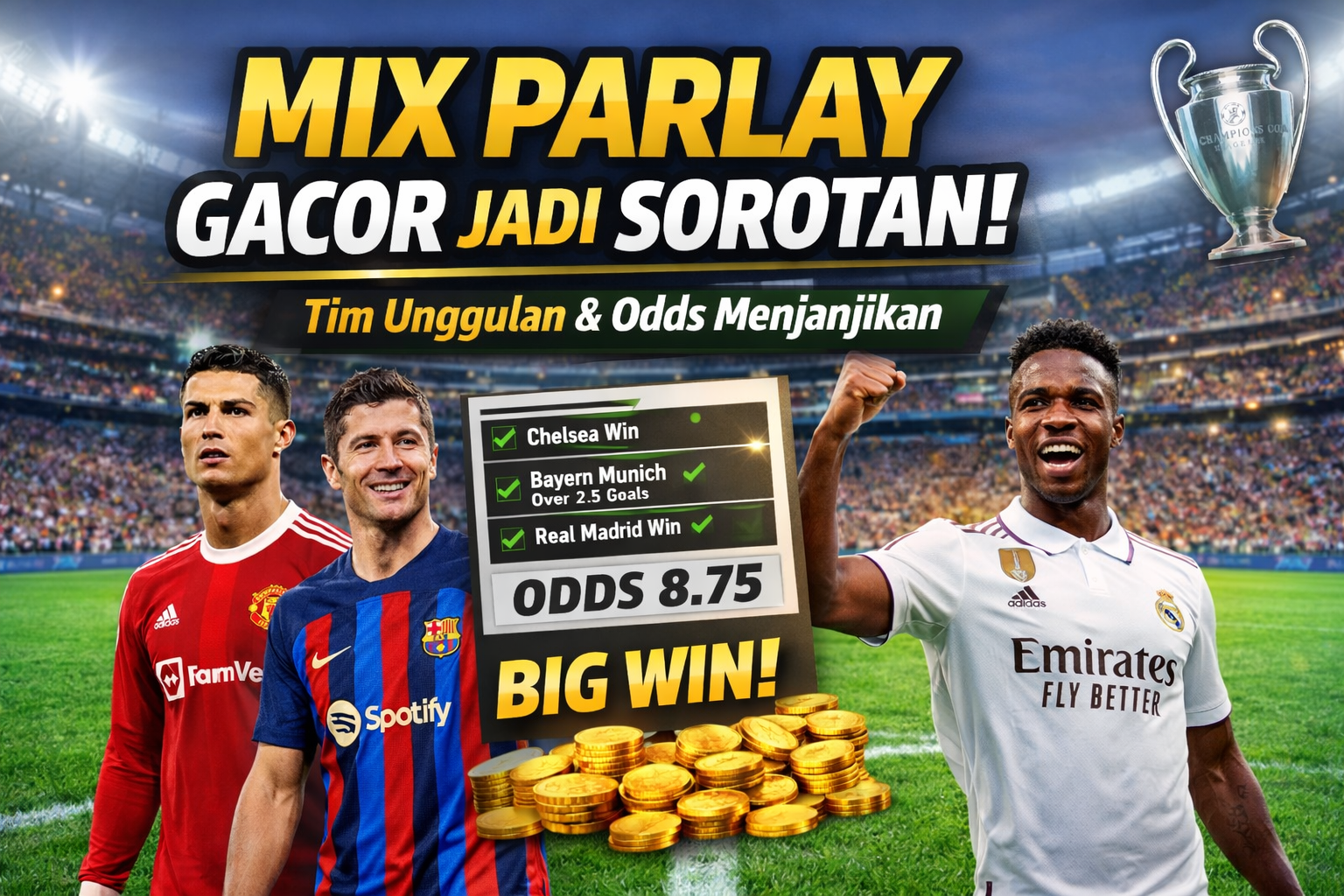 Mix Parlay Gacor Jadi Sorotan, Kombinasi Tim Unggulan dengan Odds Menjanjikan