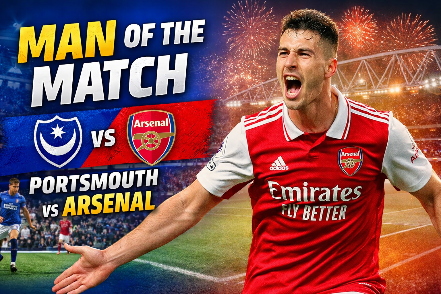 Man of the Match Portsmouth vs Arsenal