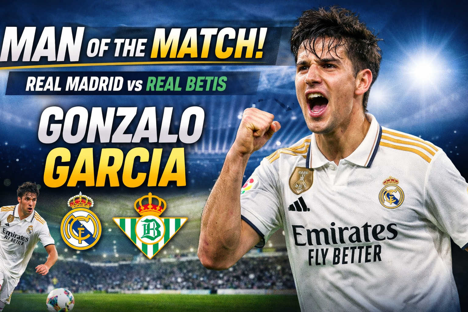 Man of the Match Real Madrid vs Real Betis