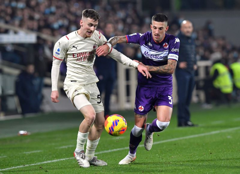 Head to Head Fiorentina Vs AC MIlan