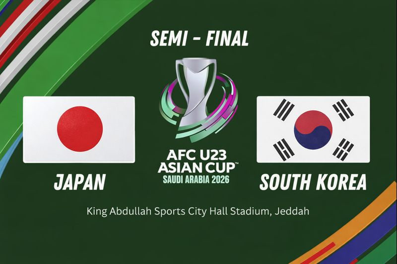 Prediksi Skor dan Line Up Japan U23 Vs South Korea U23 20 Januari: Lengkap Pasangan Odds Handicap