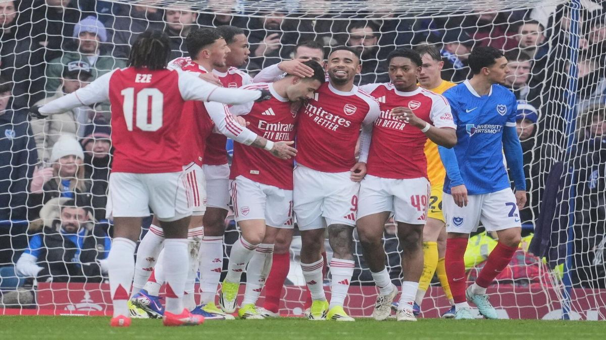 Hasil Piala FA: Arsenal Cetak Empat Gol ke Gawang Portsmouth dan Lolos ke Putaran Keempat
