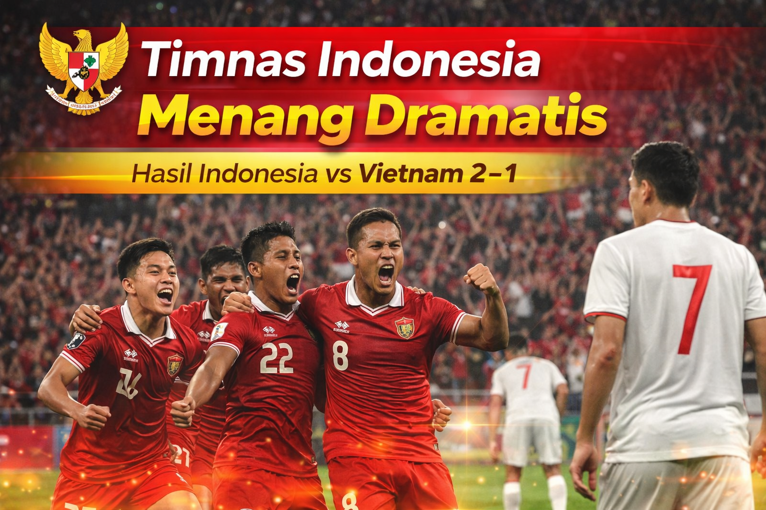 Tim Nasional Indonesia Raih Kemenangan Dramatis di Laga Persahabatan