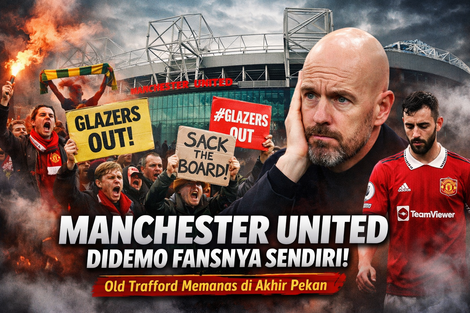 Akhir Pekan Ini, Manchester United Bakal Didemo Fansnya Sendiri: Krisis Tak Kunjung Usai?