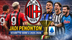 AC Milan Pilih Jadi Penonton Persaingan Scudetto Serie A 2025/2026
