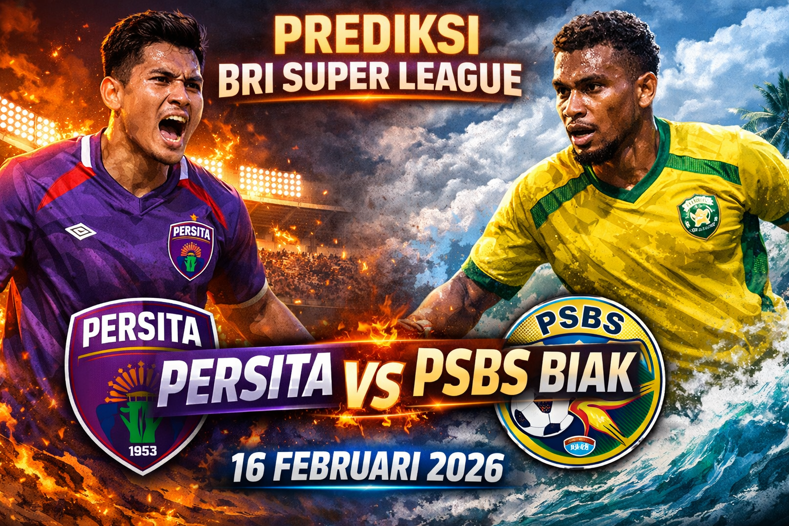 Prediksi BRI Super League: Persita vs PSBS Biak 16 Februari 2026