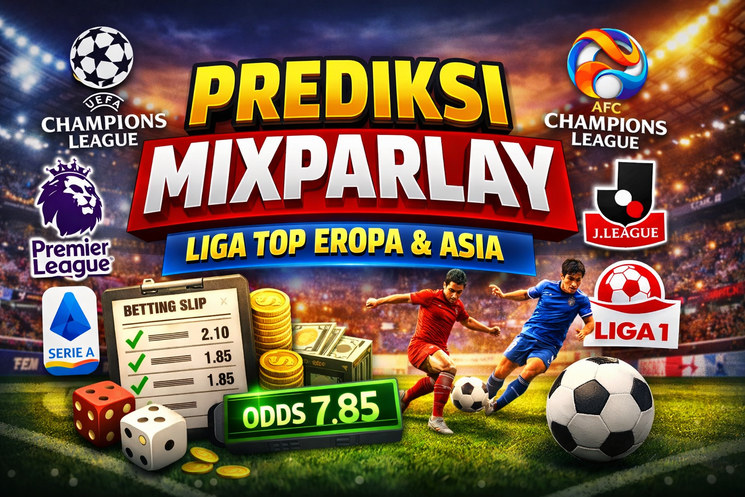 Prediksi Mixparlay Liga Top Eropa & Asia: Siapa yang Paling Berpeluang Menang Pekan Ini?
