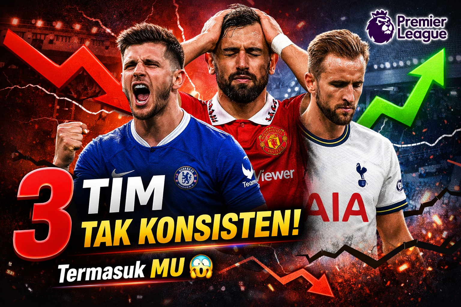 3 Tim Premier League yang Tidak Konsisten Musim Ini, Termasuk MU