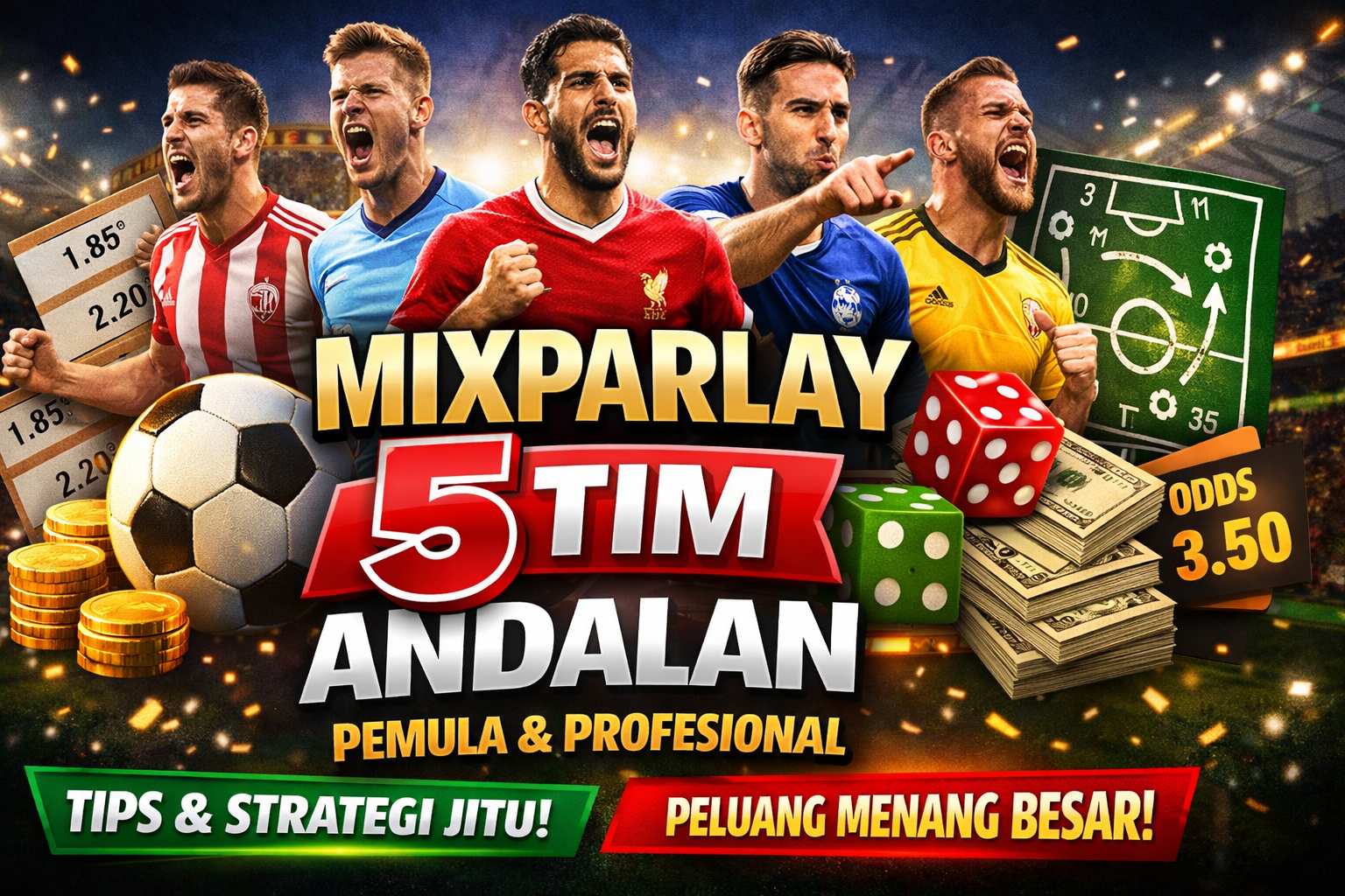 Mixparlay 5 Tim Andalan Pemula & Profesional: Strategi dan Tips Terbaru