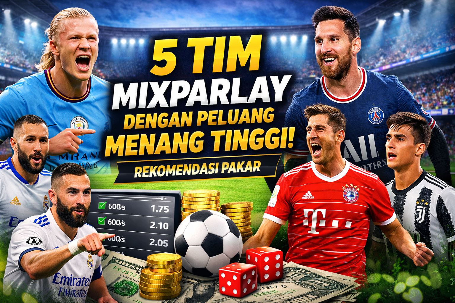 5 Tim Mixparlay dengan Peluang Menang Tinggi: Rekomendasi Pakar
