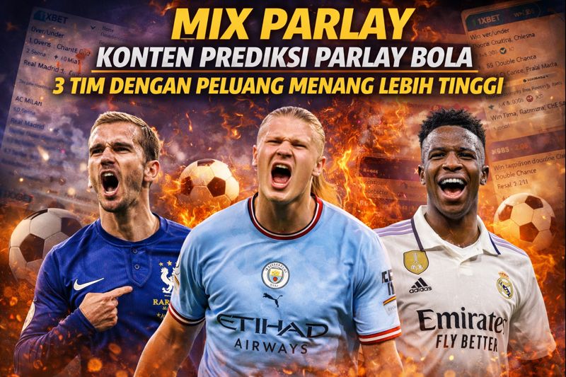 Mix Parlay: Konten Prediksi Parlay Bola 3 Time dengan Peluang Menang Lebih Tinggi