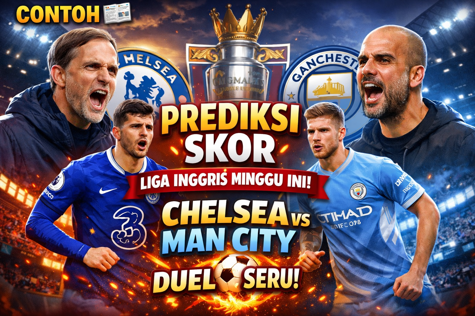 📰 Prediksi Skor Liga Inggris Minggu Ini: Ada Chelsea vs Man City