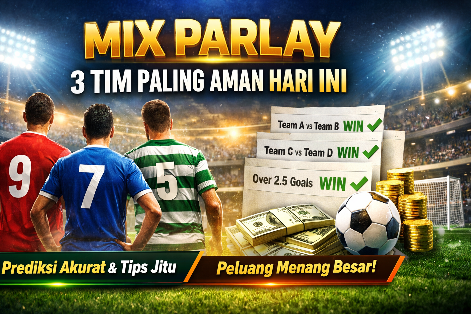 Mix Parlay 3 Tim Paling Aman Hari Ini