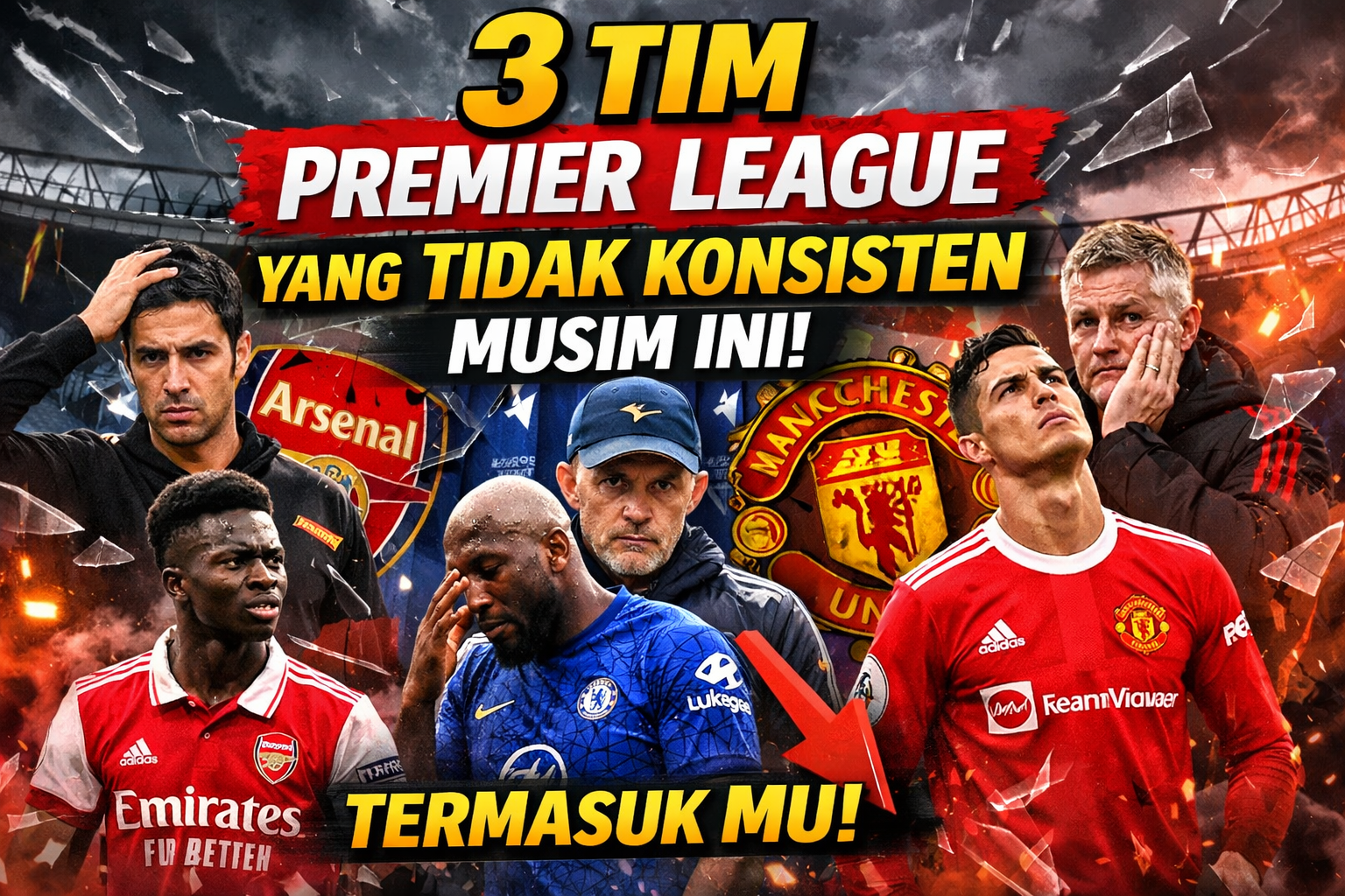 3 Tim Premier League yang Tidak Konsisten Musim Ini, Termasuk MU