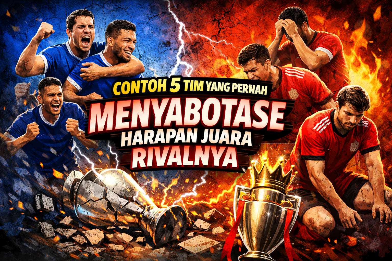 5 Tim yang Pernah Menyabotase Harapan Juara Rivalnya