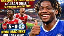 Arsenal Menang Besar dan Clean Sheet Lawan Wigan Athletic, Noni Madueke Full Senyum!