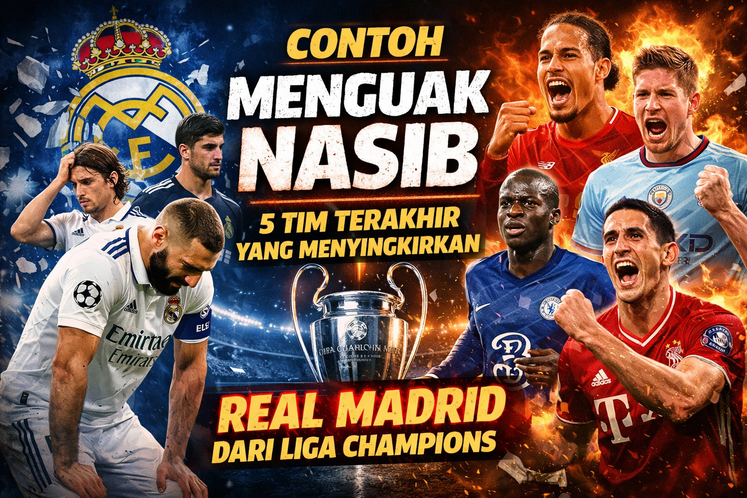 Menguak Nasib 5 Tim Terakhir yang Menyingkirkan Real Madrid dari Liga Champions