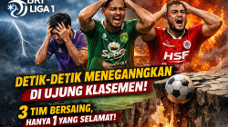 Detik-detik Menegangkan di Ujung Klasemen BRI Liga 1: 3 Tim Bersaing, Hanya 1 yang Selamat!