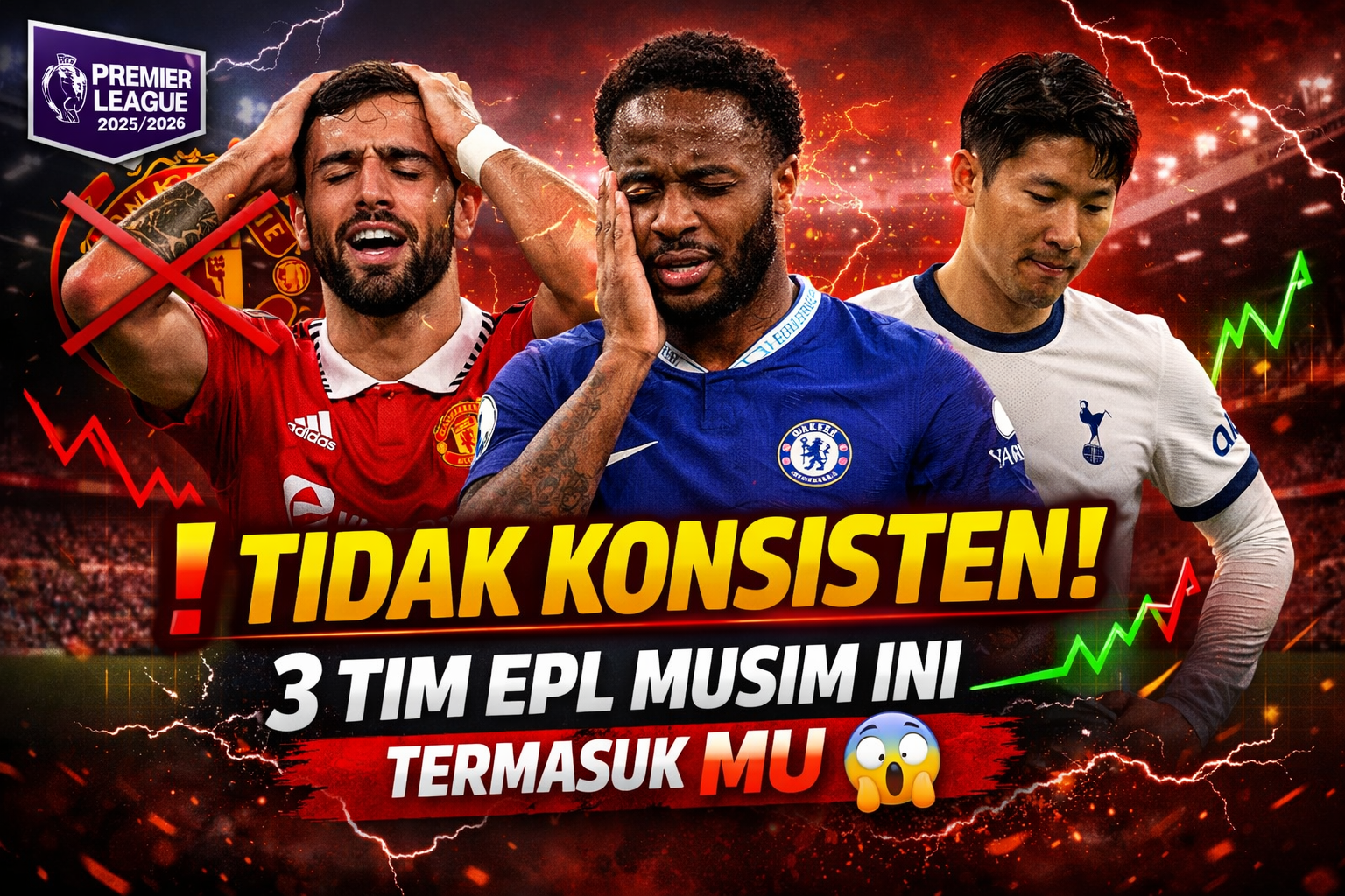 3 Tim Premier League yang Tidak Konsisten Musim Ini, Termasuk MU